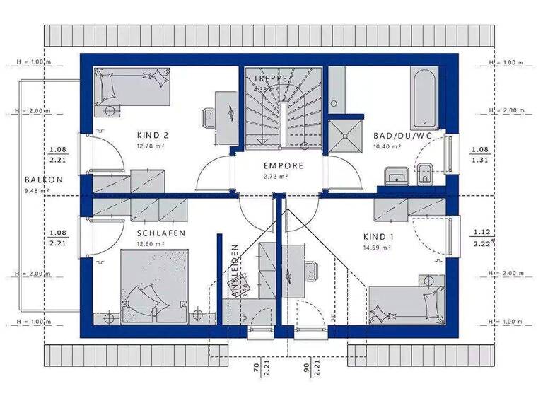 Einfamilienhaus zum Kauf 478.654 € 4 Zimmer 128,6 m² 514 m² Grundstück Meisenheim , Glan 55590