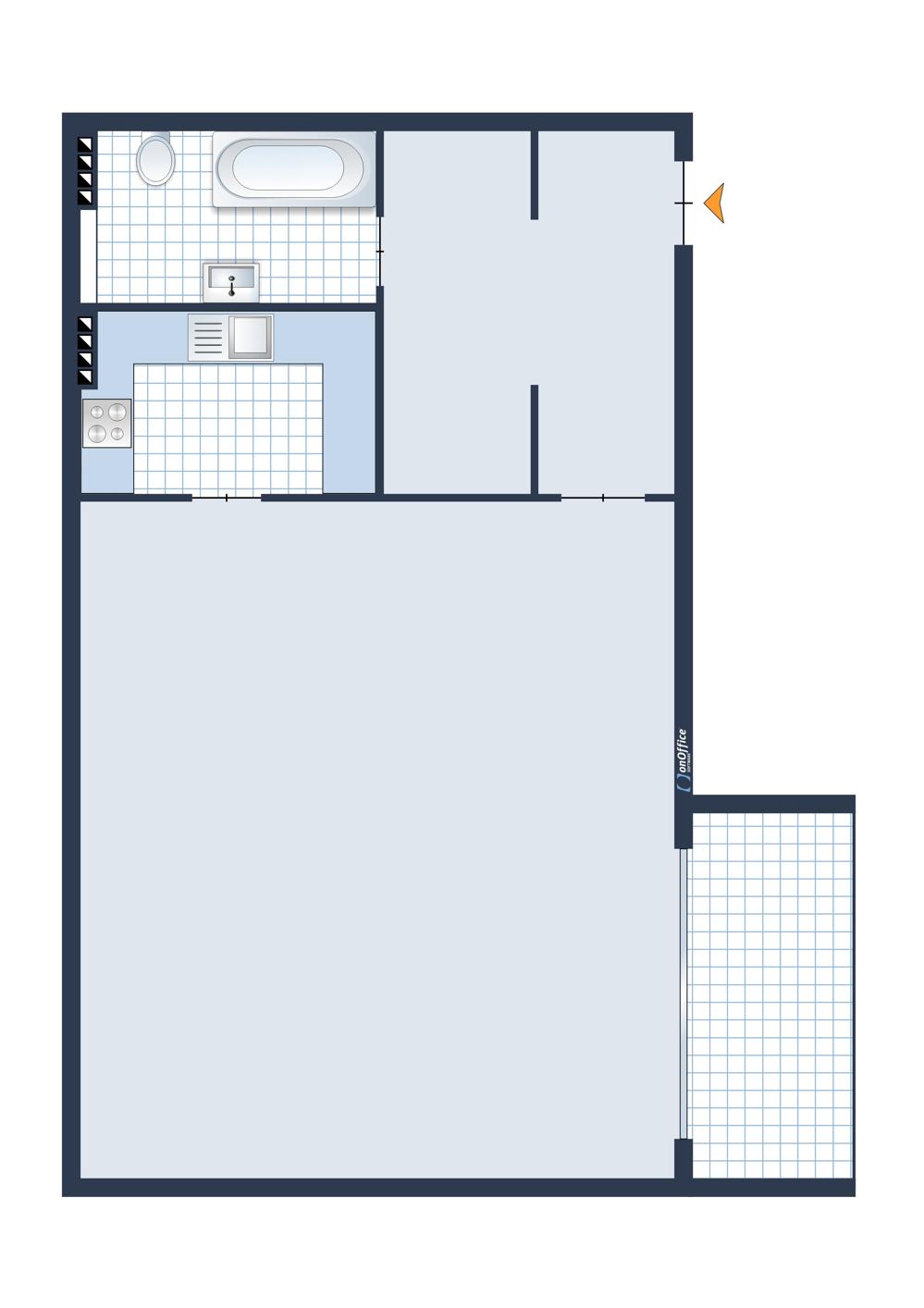 Wohnung zur Miete 1.100 € 2 Zimmer 60,4 m²<br/>Wohnfläche 3.<br/>Geschoss 01.02.2025<br/>Verfügbarkeit Untergiesing München 81543