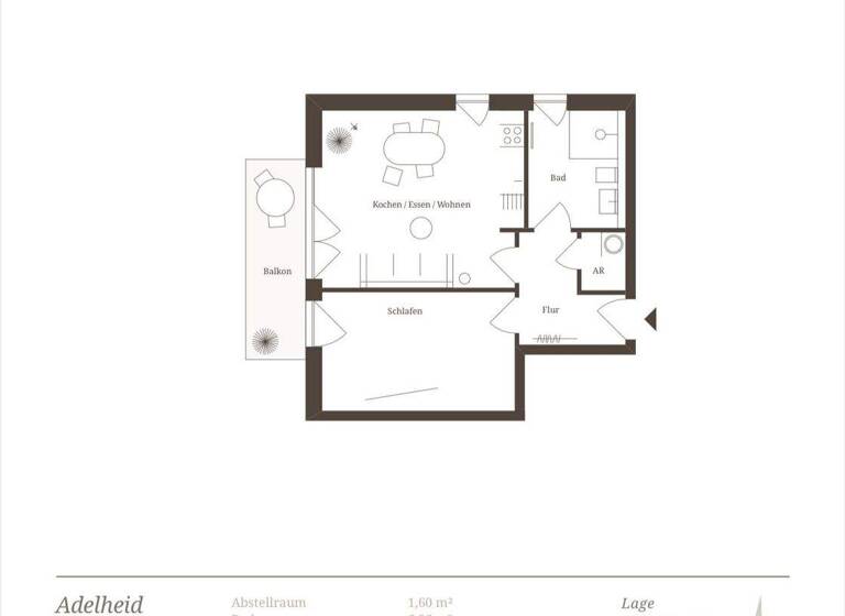 Wohnung zum Kauf provisionsfrei 359.000 € 2 Zimmer 54,8 m² Haslach Traunstein 83278