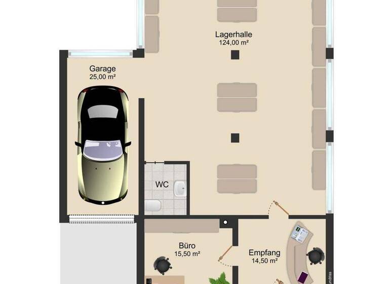 Lagerhalle zur Miete 1.080 € 149 m² Lagerfläche Bad Hall 4540