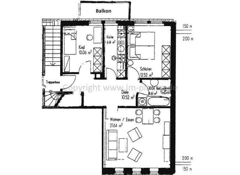 Wohnung zur Miete 345 € 3 Zimmer 68 m² 5. Geschoss frei ab sofort Schenkendorfstraße 13 Haselbrunn Plauen 08525