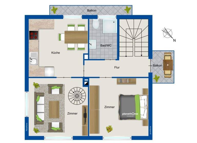 Maisonette zum Kauf 143.000 € 3,5 Zimmer 85,4 m² 1. Geschoss Ludwigsthal Neunkirchen 66539
