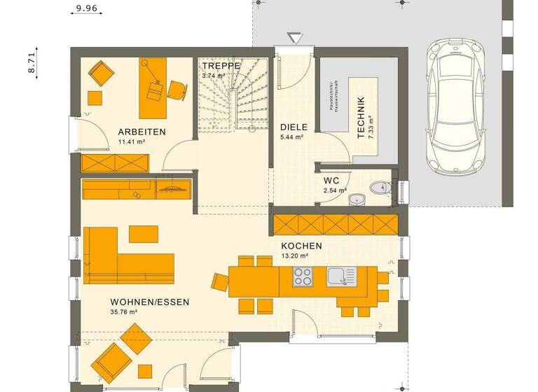 Einfamilienhaus zum Kauf 666.499 € 5 Zimmer 143 m² 637 m² Grundstück Wellen 54441