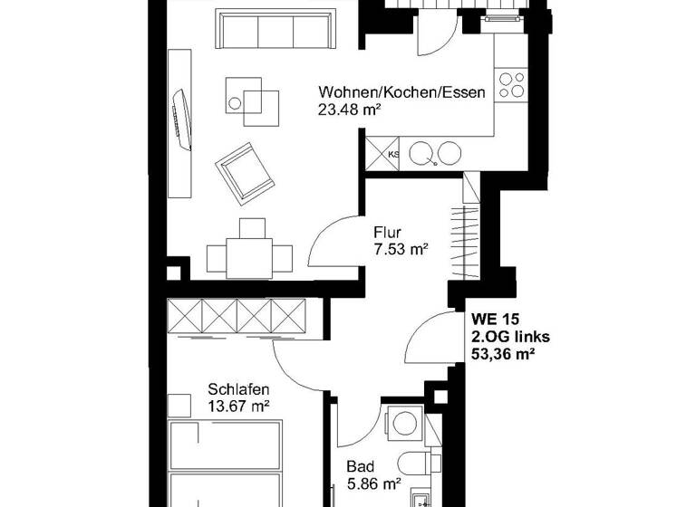 Wohnung zum Kauf als Kapitalanlage geeignet 155.000 € 2 Zimmer 53,4 m² Virchowstraße 47 Gohlis-Mitte Leipzig 04157