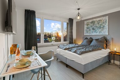 Wohnung zur Miete Wohnen auf Zeit 1.290 € 1 Zimmer 25 m² frei ab 01.12.2024 Albrechtstraße Friedrichshafen - West 3 Friedrichshafen 88045