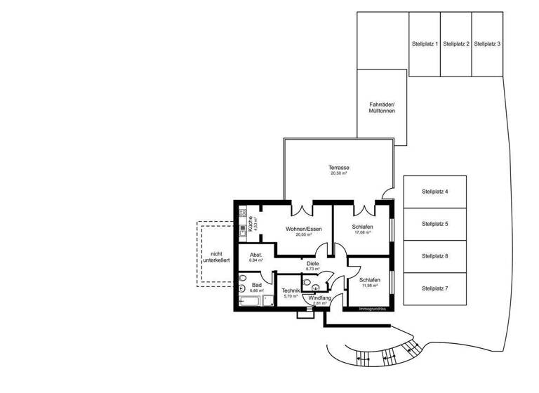 Wohnung zum Kauf 284.000 € 3 Zimmer 82,4 m² Wettelbrunn Staufen 79219