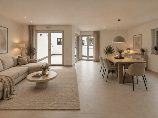 Terrassenwohnung zur Miete - Erstbezug 1.770 € 4 Zimmer 101 m² Geschoss 2/4 frei ab sofort Frankfurter Straße 70 Nieder-Mörlen Bad Nauheim 61231