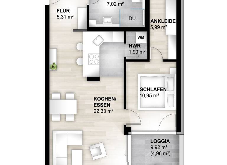 Wohnung zum Kauf provisionsfrei als Kapitalanlage geeignet 265.000 € 2 Zimmer 72,7 m²<br/>Wohnfläche Walldürn Walldürn 74731