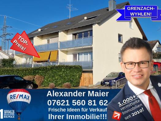 Wohnung zur Miete 650 € 1 Zimmer 50,2 m² Wyhlen Grenzach-Wyhlen 79639