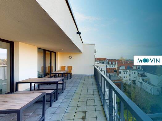 Studio zur Miete 650 € 1 Zimmer 30,5 m² 5. Geschoss frei ab 01.09.2025 Täubchenweg 53 Zentrum-Ost Leipzig 04317