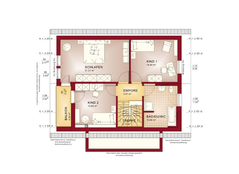 Haus zum Kauf - Erstbezug provisionsfrei 637.599 € 5 Zimmer 125 m² 645 m² Grundstück Aspisheim 55459