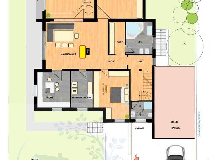 Einfamilienhaus zum Kauf 869.000 € 6 Zimmer 251 m² 1.036 m² Grundstück Am Vogelherd 1 Oberbeuren Kaufbeuren 87600