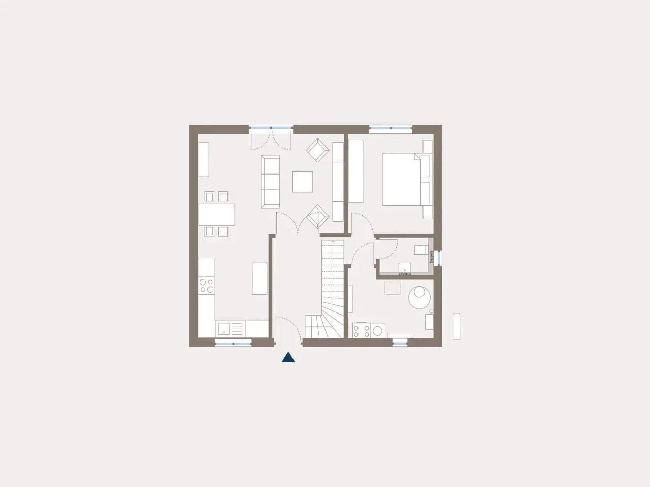 Einfamilienhaus zum Kauf provisionsfrei 359.000 € 5 Zimmer 142,3 m²<br/>Wohnfläche 1.102 m²<br/>Grundstück Trossenfurt Oberaurach 97514