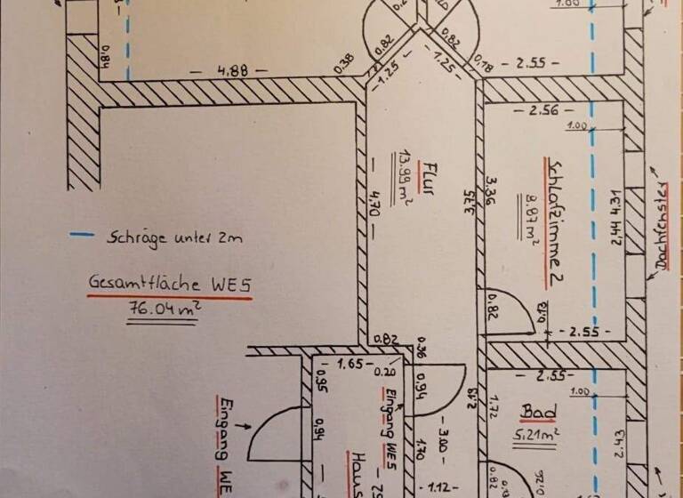 Wohnung zur Miete 500 € 3 Zimmer 77 m² Geschoss 1/1 frei ab 01.06.2026 Lindhorster Weg 13 A Wolmirstedt 39326
