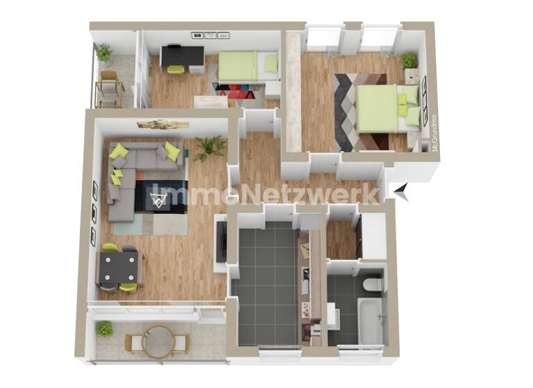 Wohnung zum Kauf 224.500 € 3 Zimmer 77 m²<br/>Wohnfläche Wesseling Wesseling 50389
