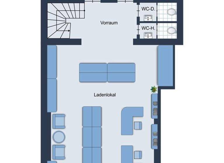 Bürofläche zur Miete provisionsfrei 1.100 € 4 Zimmer 109,3 m² Bürofläche Odenkirchen Mönchengladbach / Odenkirchen-Mitte 41199