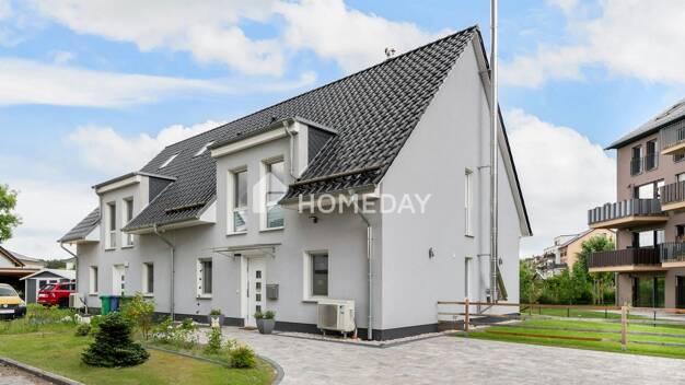 Doppelhaushälfte zum Kauf - Neubau 649.000 € 5 Zimmer 134,8 m² 575 m² Grundstück frei ab sofort Bestensee Bestensee 15741