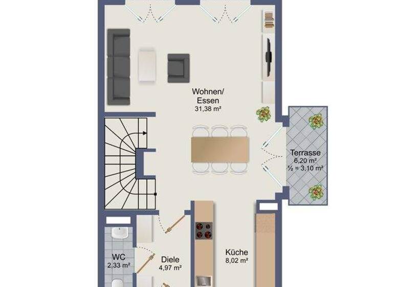 Reihenendhaus zum Kauf 749.000 € 4 Zimmer 134,6 m² 315 m² Grundstück Puchheim 82178