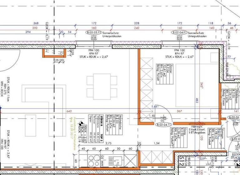 Wohnung zur Miete 740 € 2 Zimmer 64,3 m² EG St. Pölten 3100