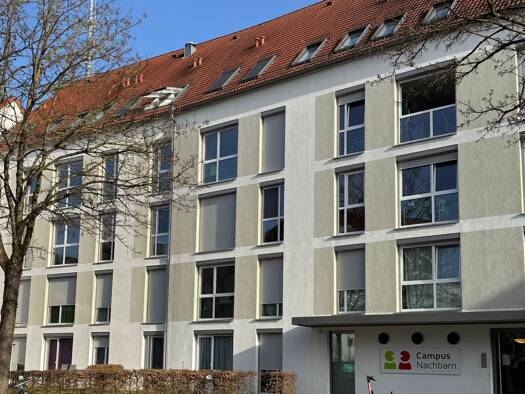 Maisonette zum Kauf provisionsfrei 188.000 € 1,5 Zimmer 27,3 m² Geschoss 5/6 Josef-Priller-Straße 25 Universitätsviertel Augsburg 86159