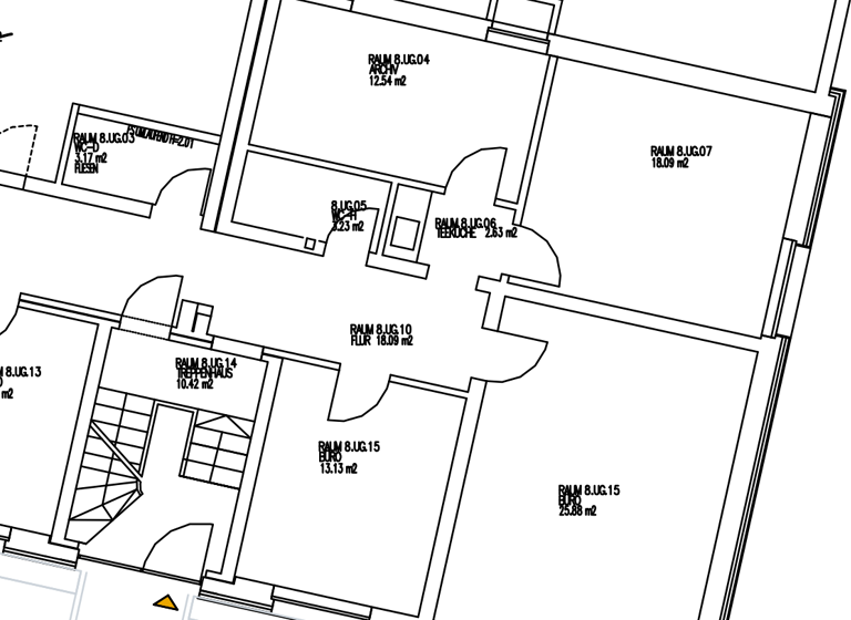 Bürofläche zur Miete provisionsfrei 9,50 € 4 Zimmer 106,1 m² Bürofläche Villigst Schwerte 58239
