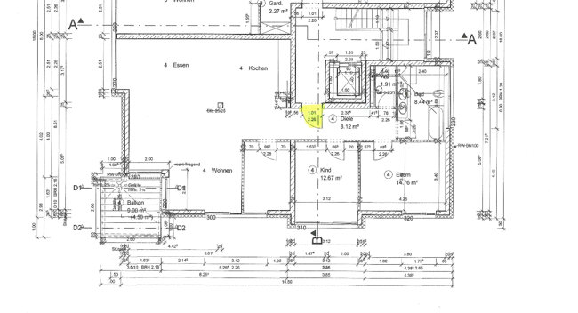 Wohnung zum Kauf provisionsfrei 669.000 € 3,5 Zimmer 116 m²<br/>Wohnfläche 1.<br/>Geschoss Klinikum OF Offenbach 63069