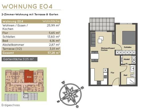 Wohnung zum Kauf provisionsfrei 341.000 € 2 Zimmer 57,3 m² Neumarkt 92318