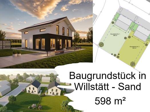 Grundstück zum Kauf provisionsfrei 247.773 € 598 m² Grundstück Sand Willstätt 77731