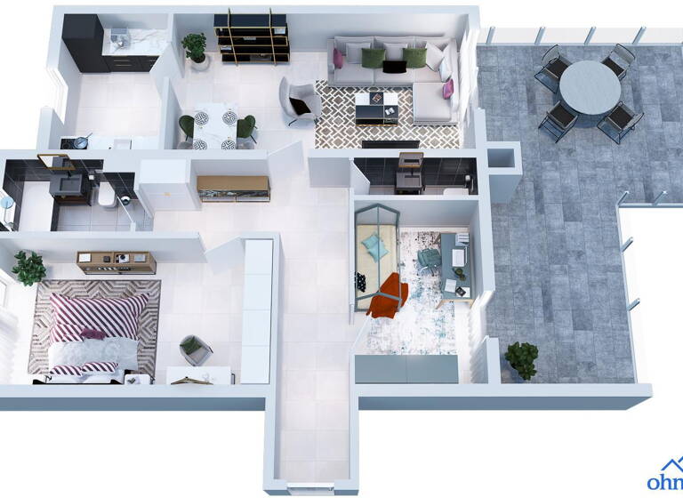 Penthouse zum Kauf provisionsfrei 315.000 € 3 Zimmer 100,9 m²<br/>Wohnfläche 4.<br/>Geschoss Amand-Goegg-Str. 2 Rastatt Rastatt 76437