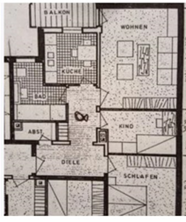 Wohnung zur Miete 600 € 3 Zimmer 72 m² 1. Geschoss Pfalzel 2 Trier 54293