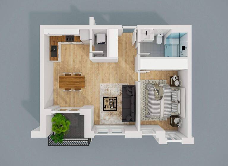 Wohnung zur Miete - Erstbezug 880 € 2 Zimmer 73,3 m² 2. Geschoss frei ab 01.05.2026 Lingen Lingen (Ems) 49809