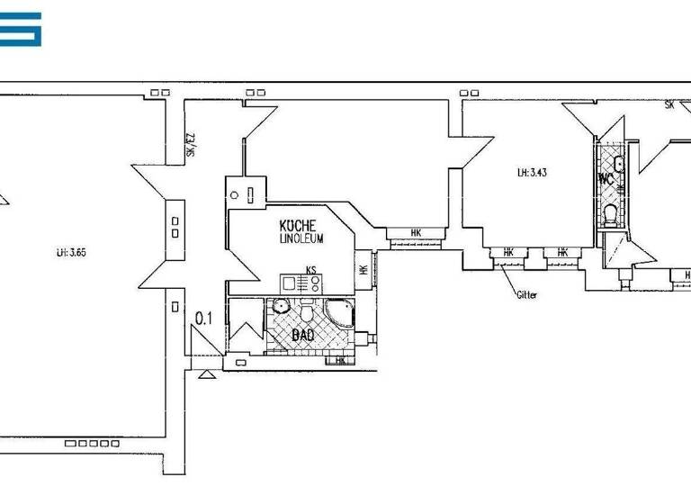 Bürofläche zum Kauf provisionsfrei 459.000 € 4 Zimmer 126,5 m² Bürofläche Kamminer Straße 2 Charlottenburg Berlin 10589