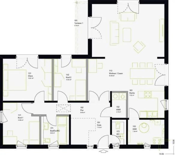 Bungalow zum Kauf provisionsfrei 251.999 € 4 Zimmer 136 m²<br/>Wohnfläche 750 m²<br/>Grundstück Bad Muskau Bad Muskau 02953