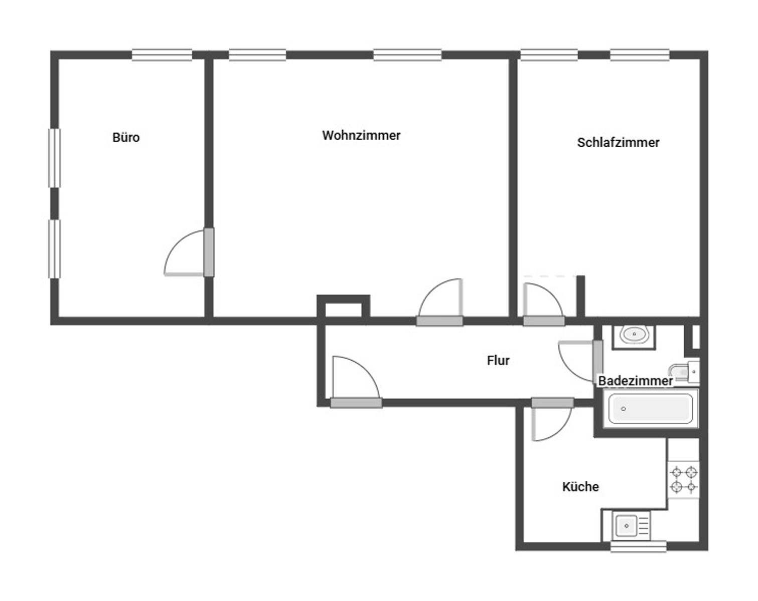 Wohnung zum Kauf 219.999 € 3 Zimmer 67 m²<br/>Wohnfläche 3.<br/>Geschoss ab sofort<br/>Verfügbarkeit Gugelstraße Nürnberg 90459