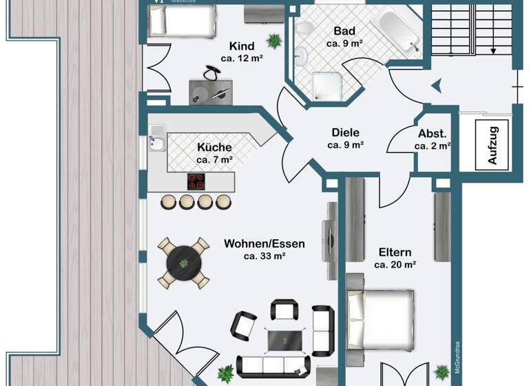 Penthouse zum Kauf 639.000 € 3 Zimmer 144 m² 4. Geschoss Ingolstadt 85049