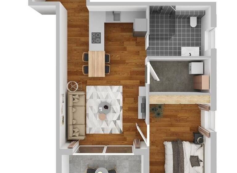 Wohnung zur Miete 645 € 2 Zimmer 60,3 m²<br/>Wohnfläche 3.<br/>Geschoss Ellmannsdorf Mühlhausen 92360