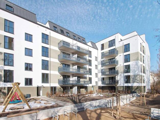 Wohnung zur Miete - Erstbezug 2.490 € 4 Zimmer 110,4 m² 1. Geschoss Archenholdstraße 19 Friedrichsfelde Berlin 10315