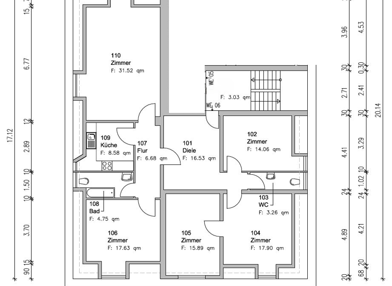 Wohnung zum Kauf 790.000 € 5 Zimmer 129 m² 2. Geschoss Lindenallee 20 Westend Berlin 14050