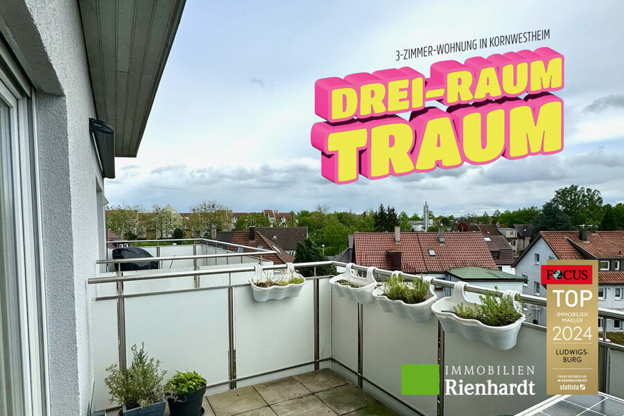 Wohnung zum Kauf 389.000 € 3 Zimmer 78 m²<br/>Wohnfläche Kornwestheim Kornwestheim 70806