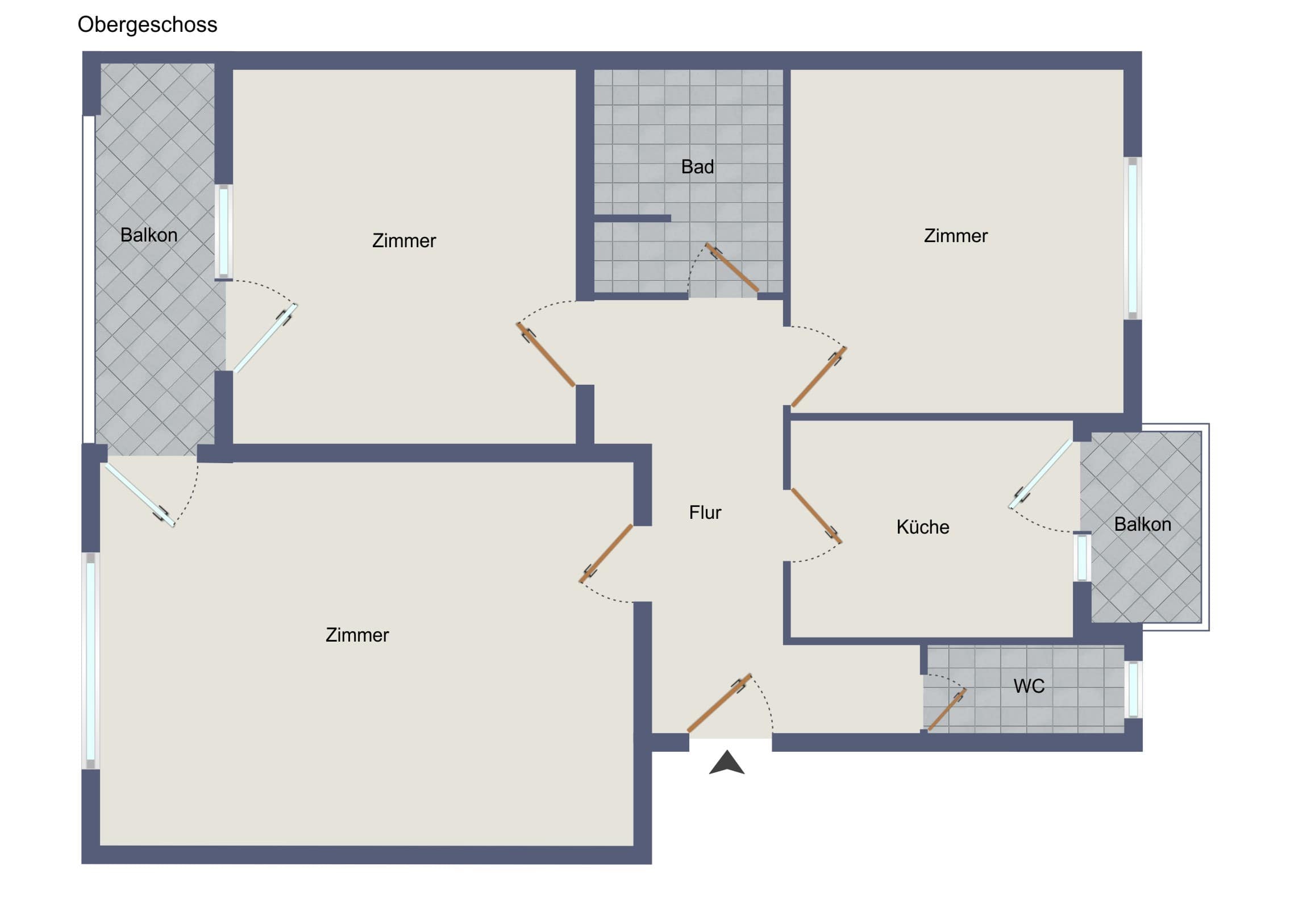 Wohnung zum Kauf 198.000 € 3 Zimmer 74,7 m²<br/>Wohnfläche 1.<br/>Geschoss Muckensturm Stuttgart 70374