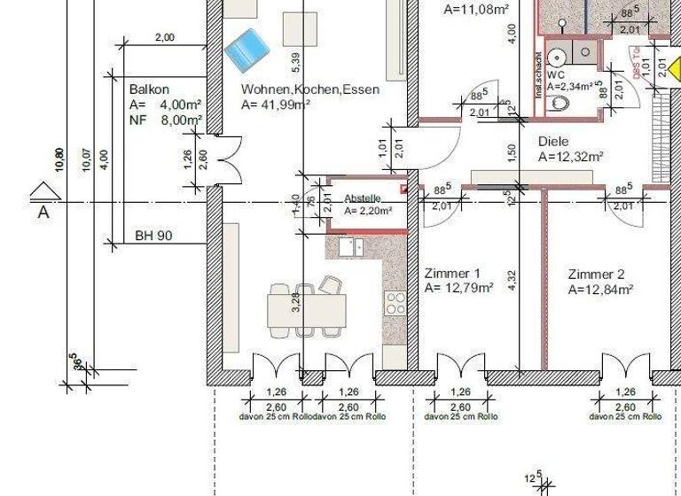 Wohnung zum Kauf 459.000 € 4 Zimmer 105,9 m² 1. Geschoss Alach Erfurt 99090
