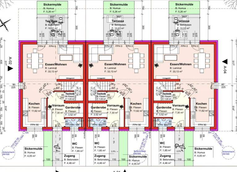 Reihenmittelhaus zum Kauf - Erstbezug 314.850 € 4 Zimmer 205 m² Grundstück Knittelfeld 8720