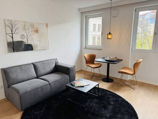Wohnung zur Miete - Erstbezug Wohnen auf Zeit 1.220 € 2 Zimmer 37 m² frei ab sofort Zentrum-Nordwest Leipzig 04105