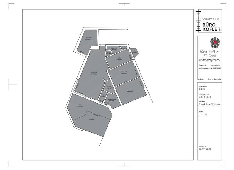 Terrassenwohnung zum Kauf 599.000 € 4 Zimmer 104,2 m² Igls 6080