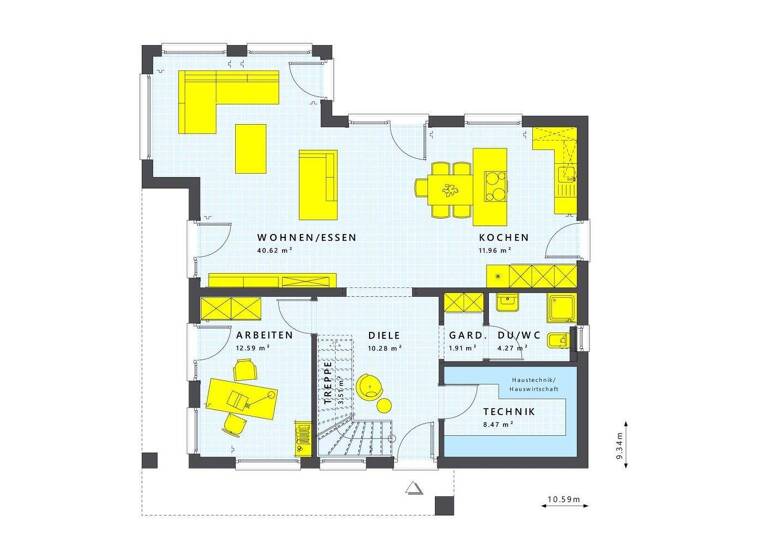 Haus zum Kauf - Erstbezug 795.000 € 6 Zimmer 168 m² 900 m² Grundstück Hammerstetten Kammeltal 89358
