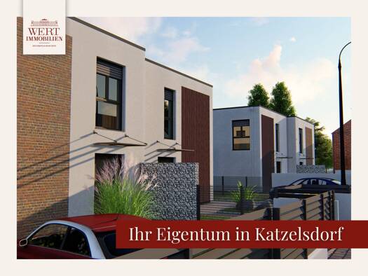 Doppelhaushälfte zum Kauf - Erstbezug 389.000 € 4 Zimmer 121,9 m² Katzelsdorf 2700