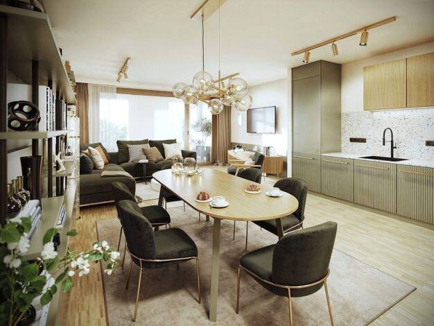 Wohnung zur Miete - Erstbezug 1.414 € 3 Zimmer 80,8 m² 3. Geschoss frei ab sofort Ringstraße 6 Innere Altstadt Dresden 01067