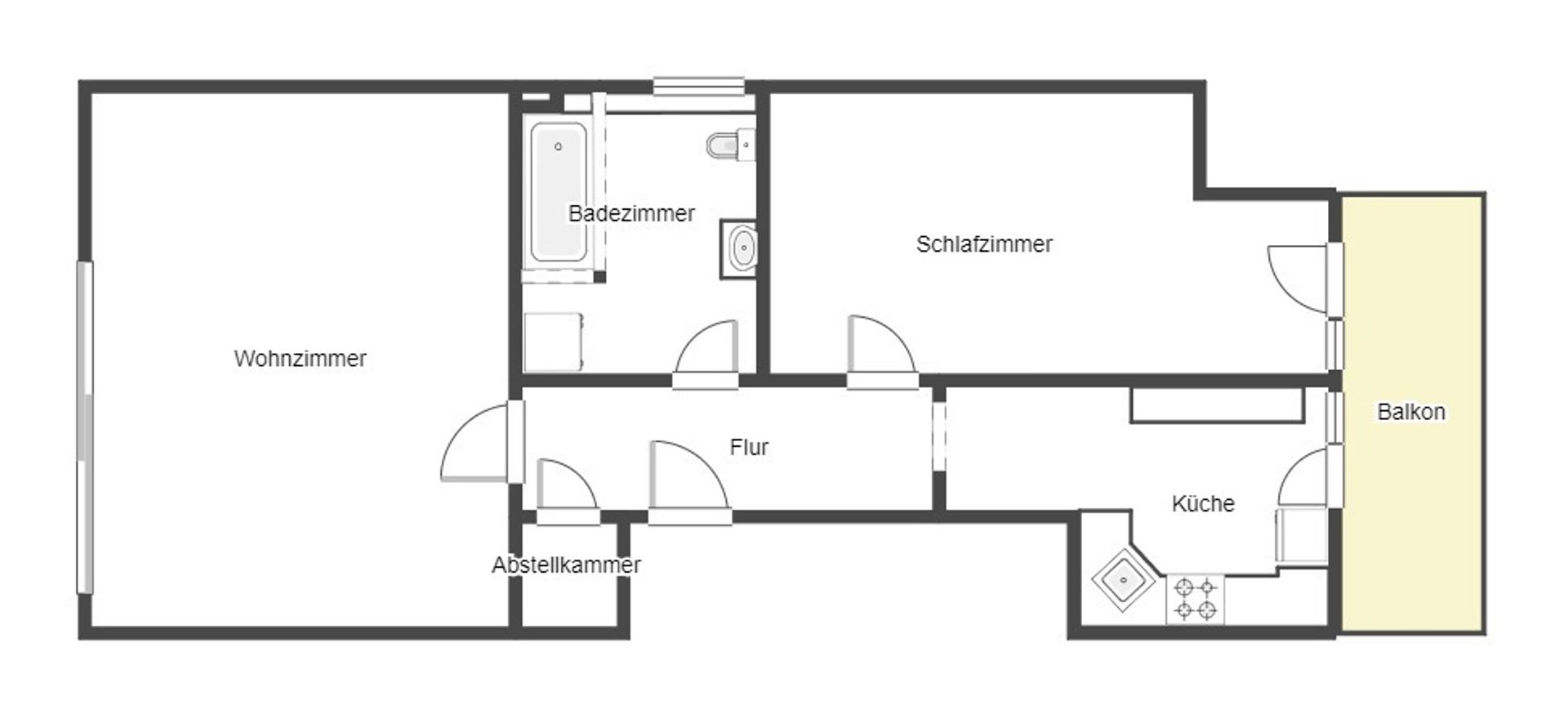 Wohnung zum Kauf 199.000 € 2 Zimmer 62 m²<br/>Wohnfläche 3.<br/>Geschoss ab sofort<br/>Verfügbarkeit Benrath Düsseldorf 40597