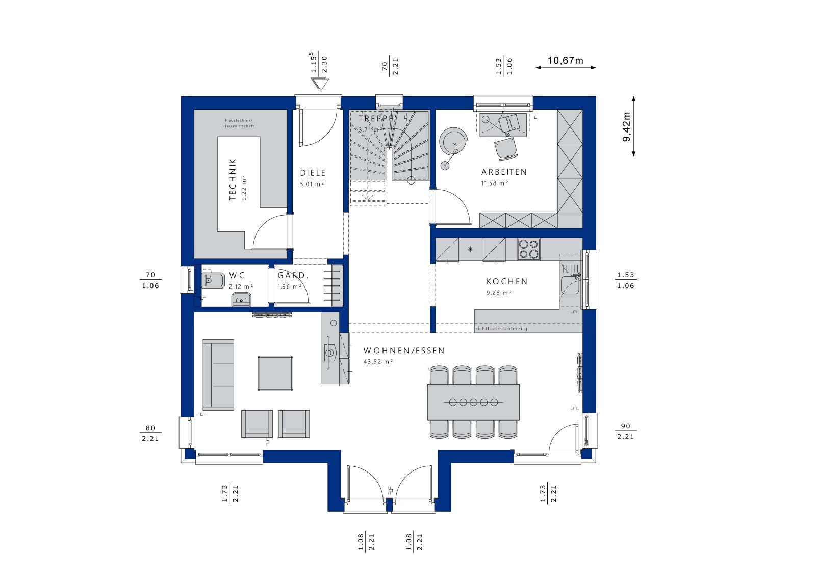 Haus zum Kauf 415.000 € 7 Zimmer 201 m²<br/>Wohnfläche 1.250 m²<br/>Grundstück Fuhlen Hessisch Oldendorf 31840