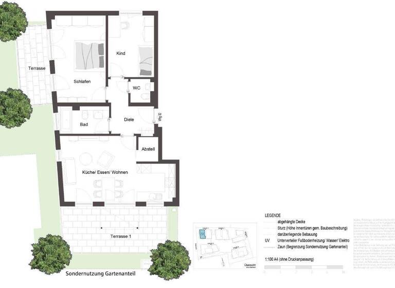 Wohnung zum Kauf - Erstbezug provisionsfrei 968.000 € 3 Zimmer 84,2 m² EG Thalk.Obersendl.-Forsten-Fürstenr.-Solln München 81476